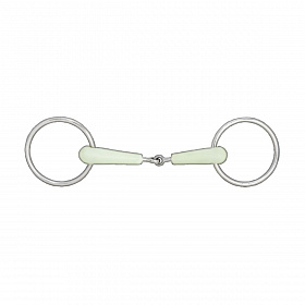 Трензель пластиковый с яблочным вкусом с обычными кольцами Equiman