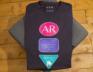 Футболка оверсайз с цифровой печатью, logo