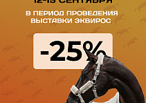 Скидка -25% в честь Эквироса 2024 в Prokoni Shop