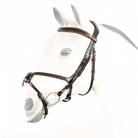 Уздечка Mexican с анатомическим затылочным ремнем