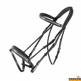 Уздечка "ANTI PRESSURE" со вставками из металла