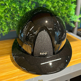 Шлем Kep Smart Nova Metal Polish Black STAR с козырьком polo