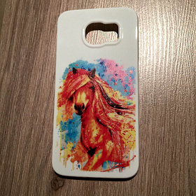 Чехол на Samsung "Рыжая лошадь"