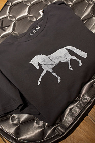 Футболка с цифровой печатью Armond, с лошадью