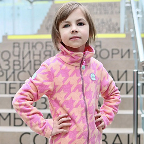 Кофта для девочек Manic "Гусиная лапка"