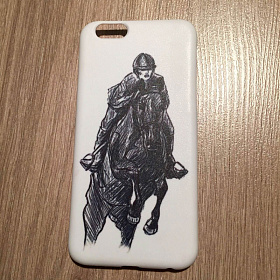 Чехол на iPhone "Конкур"