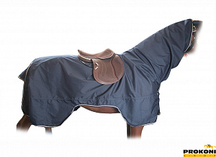 Попона дождевая рабочая с капором с вырезом под седло КД
