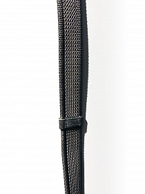 Повод кожаный прорезиненный с ограничителями Pro Grip