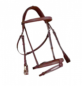 Уздечка на карабинах с франц. капсюлем и съемным ремнем