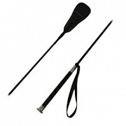 Хлыст конкурный "EQUIMAN" с прорезиненной ручкой и металлической отделкой Хлыст конкурный "EQUIMAN" с прорезиненной ручкой и металлической отделкой