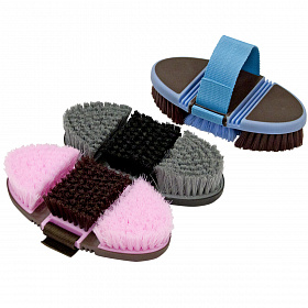 Щетка "EQUIMAN" гибкая, натуральная мягкая щетина