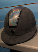 Шлем регулируемый с широким козырьком EQUITHÈME "GLINT MOIRÉ"