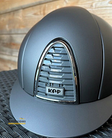 Шлем Kep Cromo 2.0 Textile с хромированной решеткой chrome