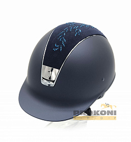 Шлем Shadowmatt Flower со стразами Sw