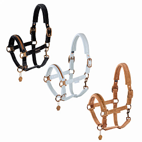 Недоуздок DOUBLE PIN VELVET JEVEL Platinum 23