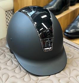 Шлем Shadowmatt с вставкой Glosy и 255 страз Sw